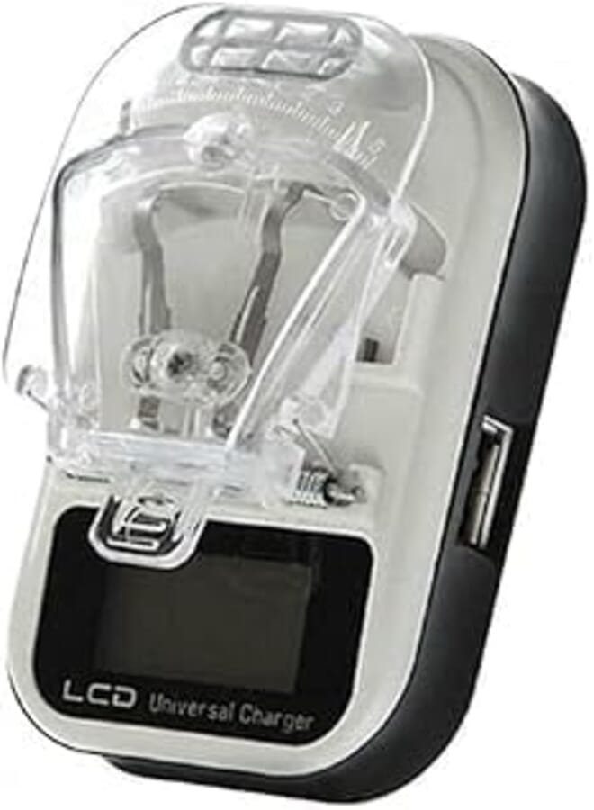 Sonix Tech Universal Desktop Battery Charger for Mobile Phone Batteries, Multicolor